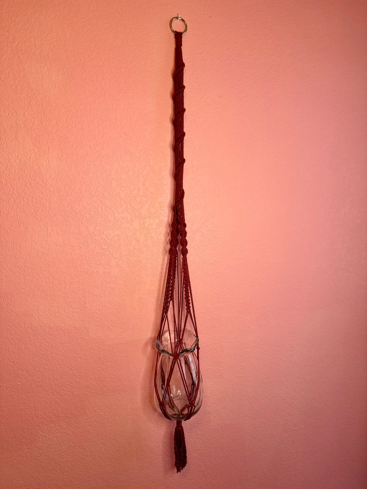 Wine Red Swirl Hanger