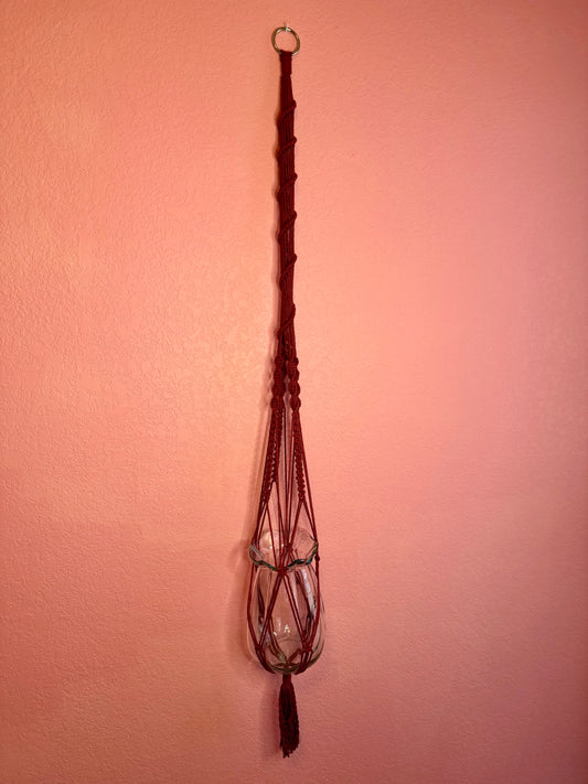 Wine Red Swirl Hanger